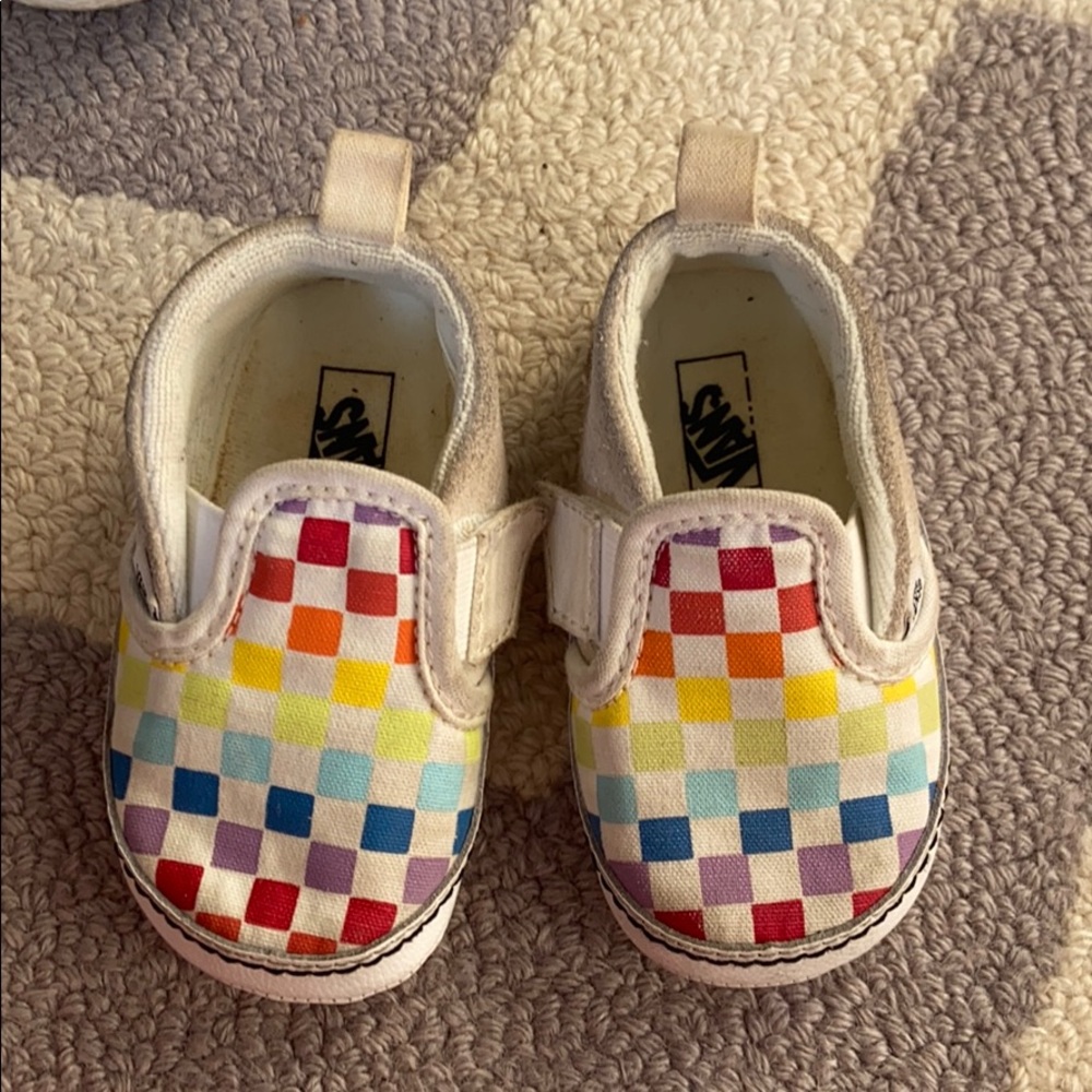 Vans Rainbow Crib Shoes